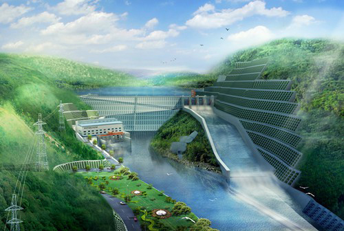 马鞍山老挝南塔河1号水电站项目